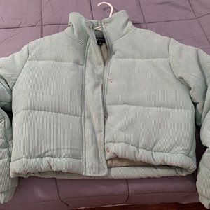 Ribbed Puffer Jacket